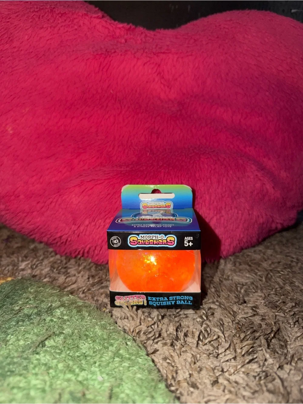 Morph-O Squashers Extra Strong Squishy Ball - Glitter - 1 Random Color Fidget